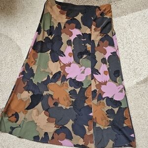A Line Multi Colored Skirt Size Medium